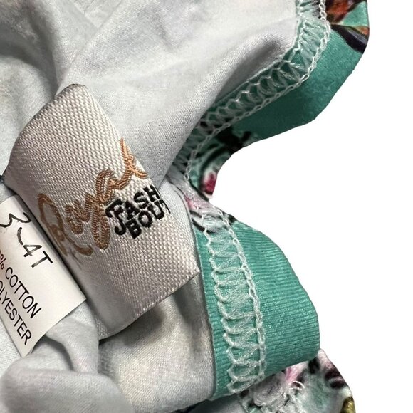 Royal Roe 3-4T Handmade Carousel Horse Tunic Dress & Pants Set - Picture 8 of 9